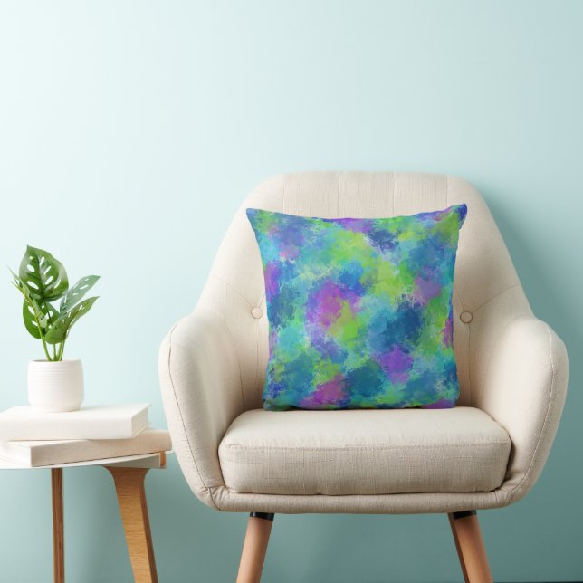 Hydrangeas Abstract Kussen (Stoel)
