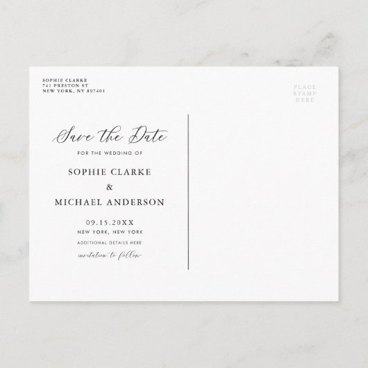 Hydrangeas Aquarelles Pêches Rustiques Faire-Part  (Dos)