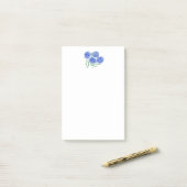 Hydrangeas Aquarelles Post-it (Sur un bureau)