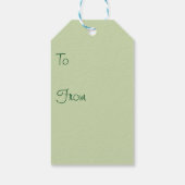 Hydrangeas bij Lanhydrock, Cornwall in Pastel Cadeaulabel (Achterkant)