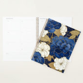 Hydrangeas bleu et blanc Planificateur Chiyogami (Devant avec enveloppe)