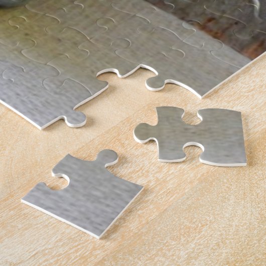 Hydrangeas Blue Mason Jar Floral Legpuzzel (Zijkant)