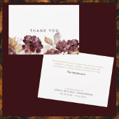 Hydrangeas Botanique Funérailles Merci simple