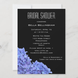 Hydrangeas Bridal Shower Kaart