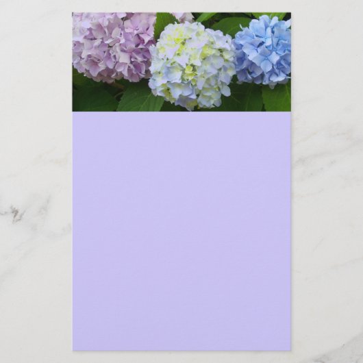 Hydrangeas Briefpapier (Voorkant)