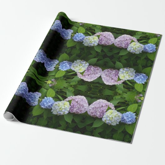 Hydrangeas Cadeaupapier (Uitgerold)