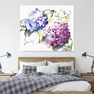 Hydrangeas Canvas Afdruk