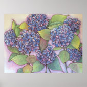 Hydrangeas CANVAS PRINT (Voorkant)
