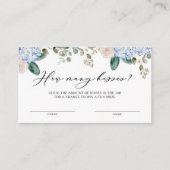 Hydrangeas Combien de baisers pour la carte Mme Ga (Devant)