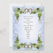 Hydrangeas de printemps faire-part de mariage (Devant)