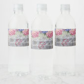 Hydrangeas dentelle et grange Étiquettes de boutei (Bouteilles)