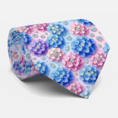 Hydrangeas & Diamonds | Trouw en evenementen halsk Stropdas (Opgerold)