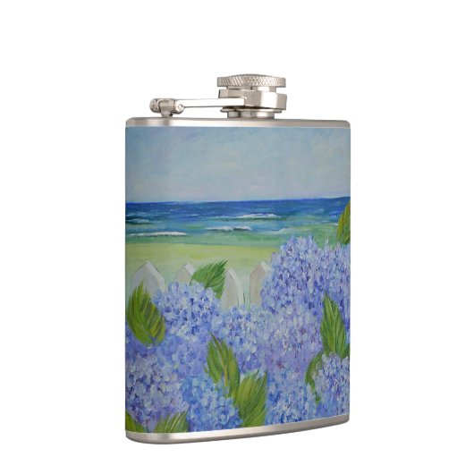 Hydrangeas door het Zee Heupfles (Rechts)