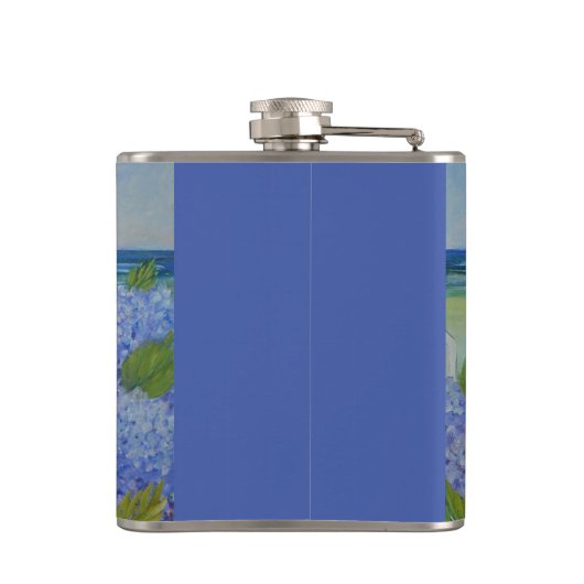 Hydrangeas door het Zee Heupfles (Achterkant)