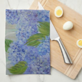 Hydrangeas door het Zee Theedoek (Quarter Fold)