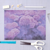 Hydrangeas Floral Chic Paarse  Textuur Tissuepapier (Craft)