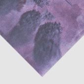 Hydrangeas Floral Paars Elegant Textured  Tissuepapier (Detail)