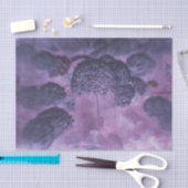 Hydrangeas Floral Paars Elegant Textured  Tissuepapier (Craft)