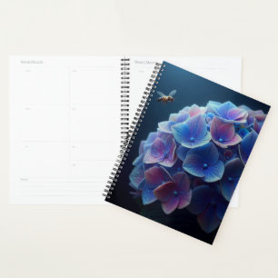 Hydrangeas Floral Purple et Bleu
