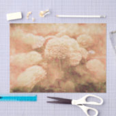 Hydrangeas Floral Sepia Blush Pink  Tissuepapier (Craft)