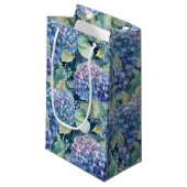 Hydrangeas geschenkzak klein cadeauzakje (Voorkant Gekanteld)
