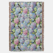 Hydrangeas in Bloom Deken (Voorkant Verticaal)