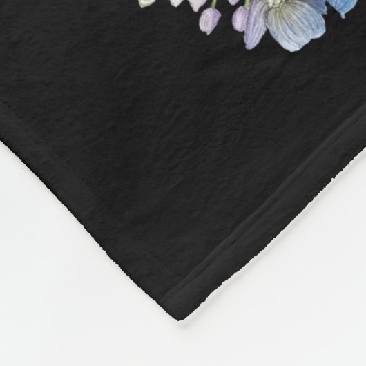 Hydrangeas in Bloom Fleece Deken (Hoek)