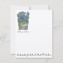 Hydrangea's in Water Flat Notitiekaarten (10)