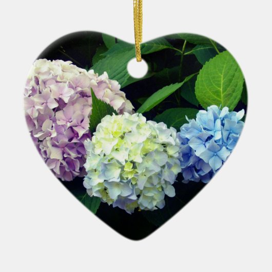 Hydrangeas Keramisch Ornament (Voorkant)
