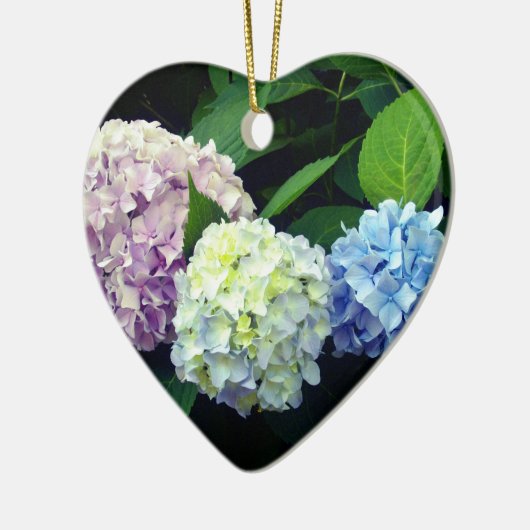 Hydrangeas Keramisch Ornament (Links)