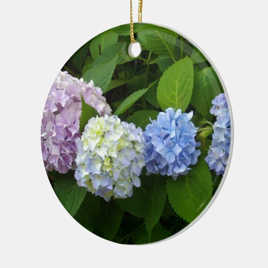 Hydrangeas Keramisch Ornament (Links)