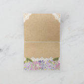 Hydrangeas Lace Kraft Rustique Merci moderne (Intérieur)