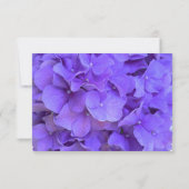 Hydrangeas Lavendel lila Save The Date (Achterkant)