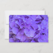 Hydrangeas Lavendel lila Save The Date (Achterkant)