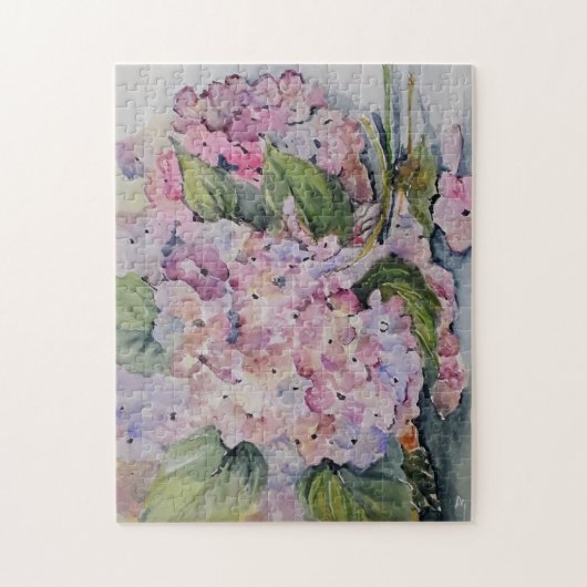 Hydrangeas Legpuzzel (Verticaal)