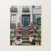 Hydrangeas op Gordon Street | Savannah Puzzle