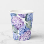 Hydrangeas Papieren Bekers (Voorkant)