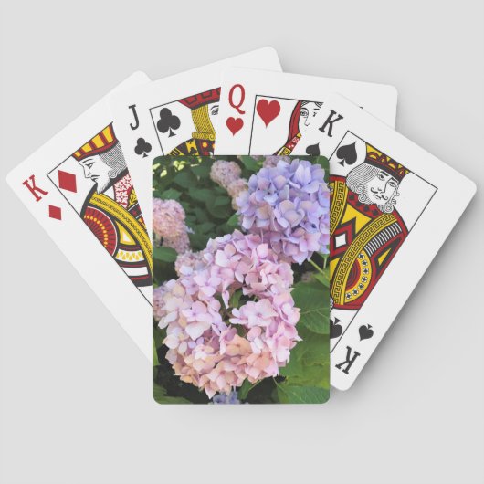 Hydrangeas Pokerkaarten (Achterkant)