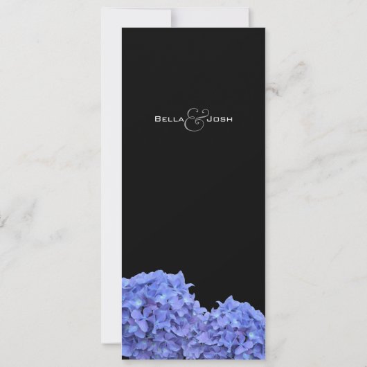 Hydrangeas sparen de Aankondiging van de Datum (Achterkant)