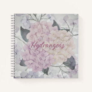 Hydrangeas spiraal Notitieboek