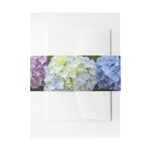 Hydrangeas Uitnodigingen Wikkel (Voorkant Voorbeeld)