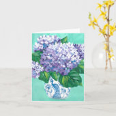 Hydrangeas van Lugano Kaart (Gele Bloem)