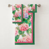 Hydrangeas-ventilatorpatroon Bad Handdoek (Insitu)