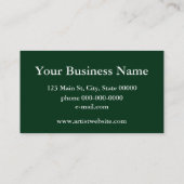 Hydrangeas - visitekaartje (Achterkant)