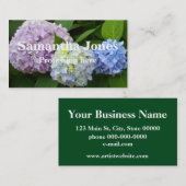 Hydrangeas Visitekaartje (Voorkant / Achterkant)