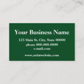 Hydrangeas Visitekaartje (Achterkant)