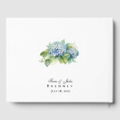 Hydrangeas Wedding Gastenboek (Achterkant)