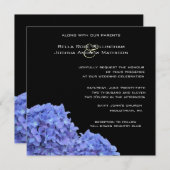 Hydrangeas Wedding Invitation Kaart (Voorkant / Achterkant)