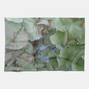 Hydrangebladeren Theedoek