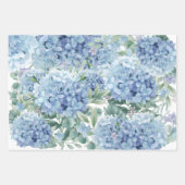 Hydrangebloemen Inpakpapier Vel (Voorkant 3)